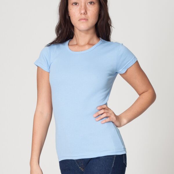 4321 Baby Rib Cap Sleeve T-Shirt Thumbnail