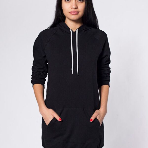 5398 California Fleece Pullover Raglan Hoody Dress Thumbnail