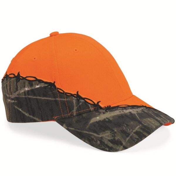 Camo with Barbed Wire Embroidery Cap Thumbnail