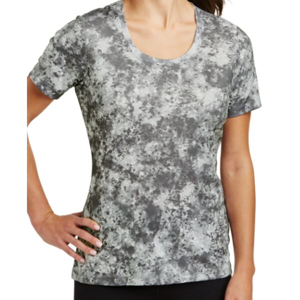  Sport-Tek Ladies Mineral Freeze Scoop Neck Tee Thumbnail