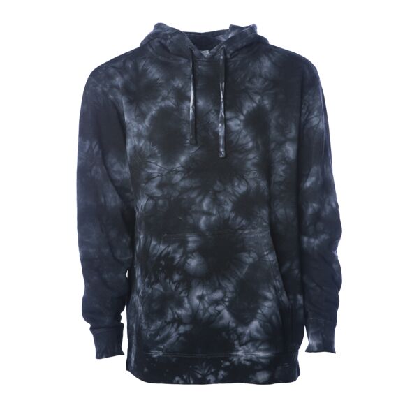 Unisex Midweight Tie Dyed Hooded Pullover Thumbnail