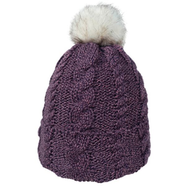 Beanie With Faux Fur Pom And Plush Lining Thumbnail