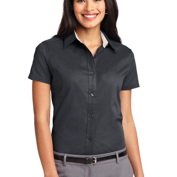 MH114 - Ladies' Short Sleeve Dress Shirt Thumbnail