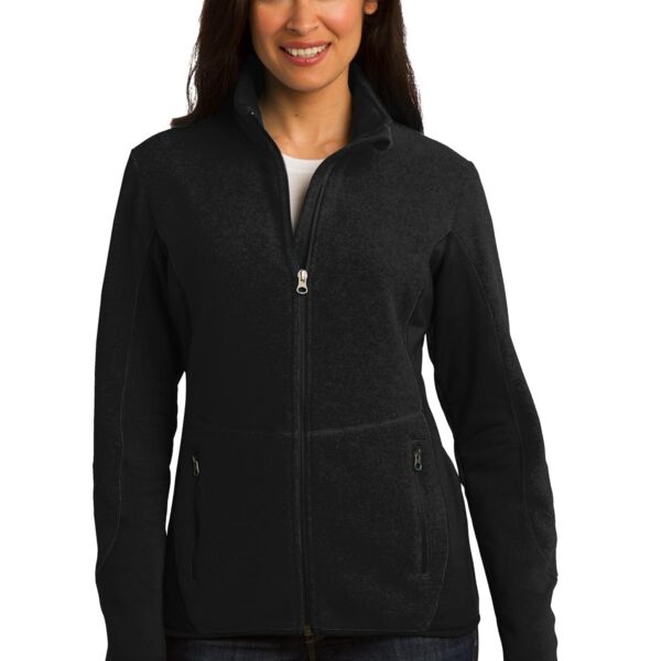 MH111 - Ladies Fleece Full Zip Jacket Thumbnail