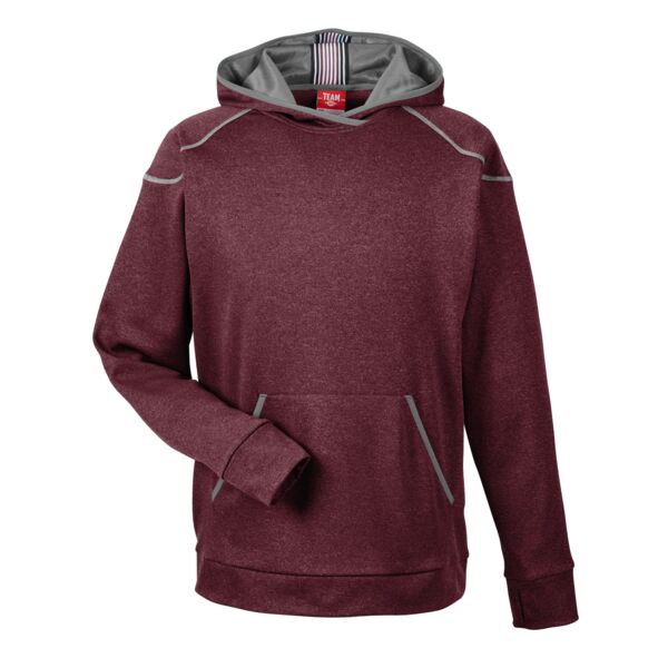 Adult Excel Mélange Performance Fleece Hoodie Thumbnail