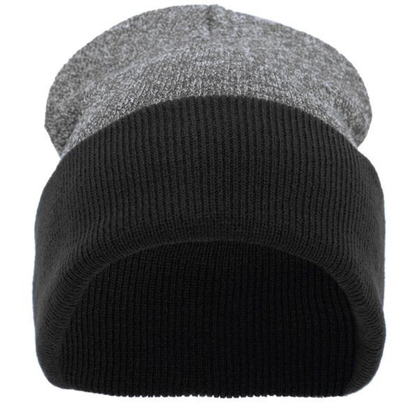 Heather Two-Tone Cuff Beanie Thumbnail
