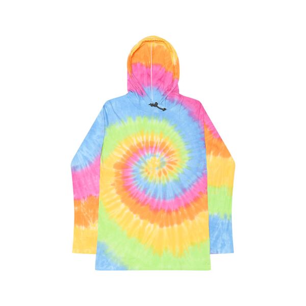 Tie Dye Long Sleeve Tee Hoodie Thumbnail