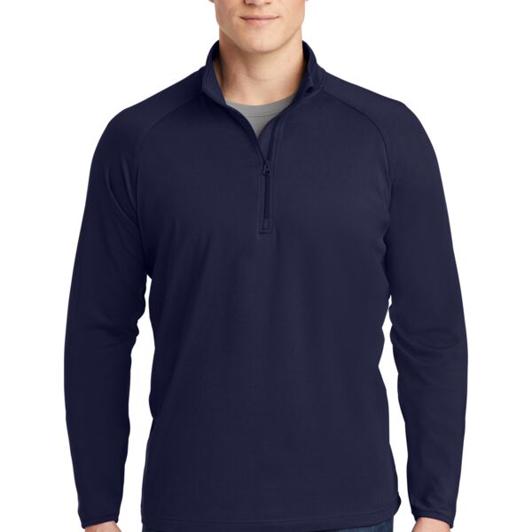 Sport Wick ® Stretch 1/2 Zip Pullover Security Thumbnail
