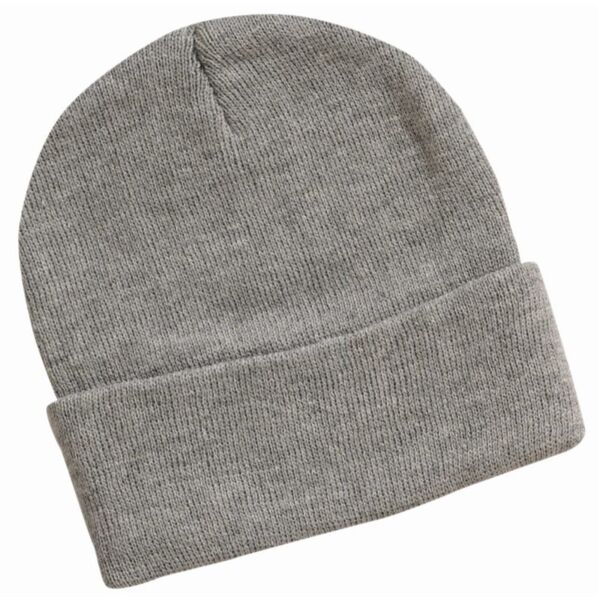 12" Solid Knit Beanie (VR703) Thumbnail