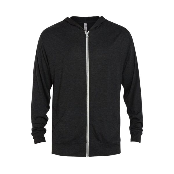 Delta Platinum Adult Tri-Blend Full Zip Hoodie Thumbnail