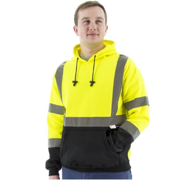 Majestic Glove Hi-Viz Hooded Pullover Sweatshirt Thumbnail