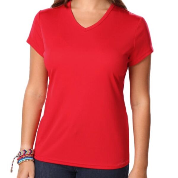 Ladies' Value Wicking V-Neck Tee Thumbnail
