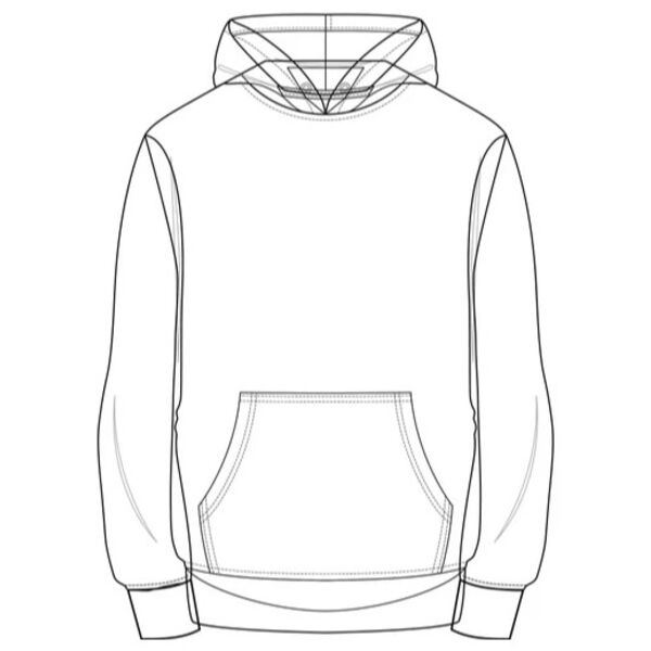 Triblend Jersey Pullover Hood  Thumbnail