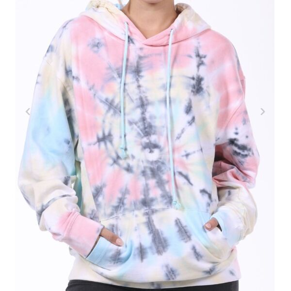 Tie Dye Fleece Hoodie Thumbnail