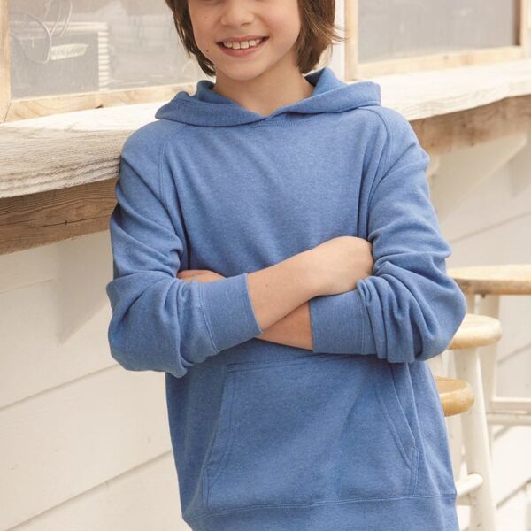 Youth Special Blend Raglan Hooded Sweatshirt Thumbnail