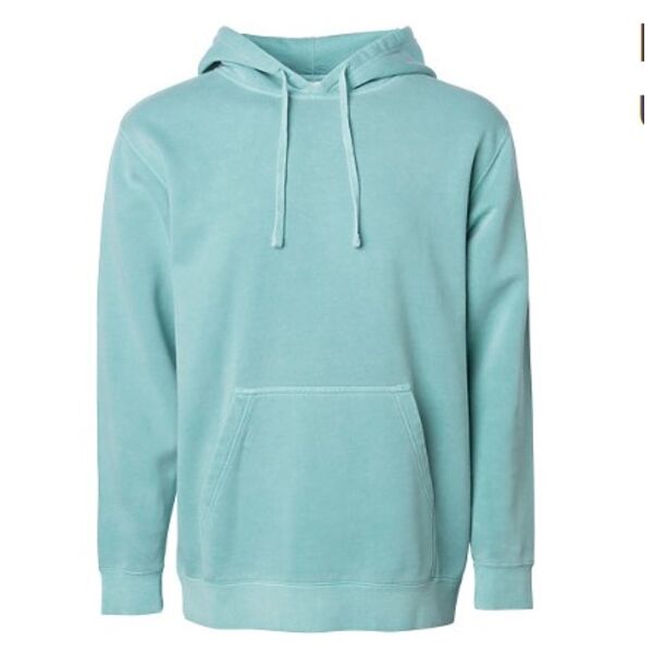 Unisex Midweight Pigment Dyed Hooded Pullover Thumbnail