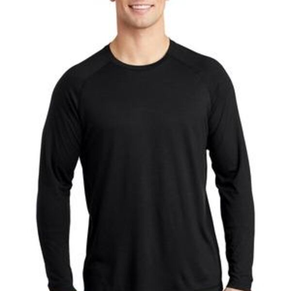 SC Sports Sport-Tek ® PosiCharge ® Long Sleeve Tri Blend Wicking Raglan Tee Thumbnail