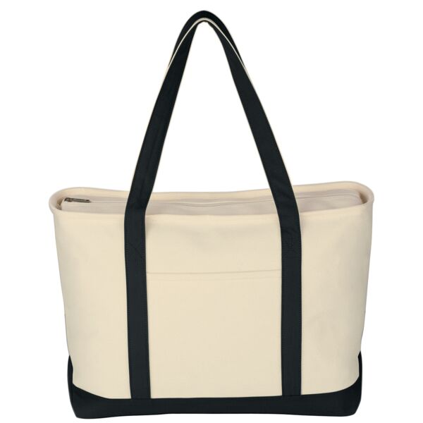 Large Heavy Cotton Canvas Boat Tote Bag Thumbnail