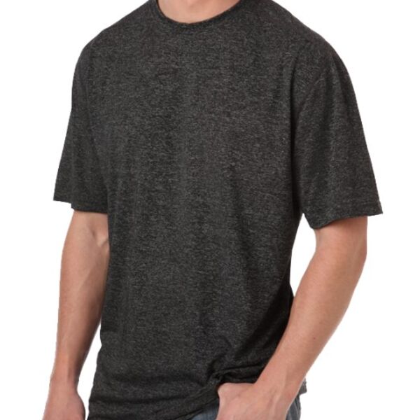 Men's Heathered Crew Neck Tee Thumbnail