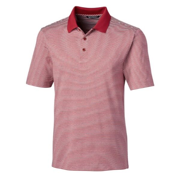 Cutter & Buck Forge Tonal Stripe Stretch Mens Big and Tall Polo Thumbnail