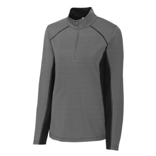 Clique Ice Pique Colorblock Womens Half Zip Tech Pullover Thumbnail