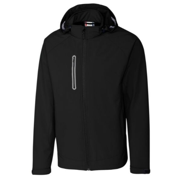 Clique Milford Waterproof Softshell Full Zip Hooded Mens Jacket Thumbnail