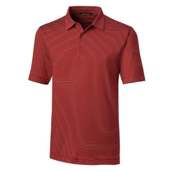 Cutter & Buck Forge Pencil Stripe Stretch Mens Big and Tall Polo Thumbnail
