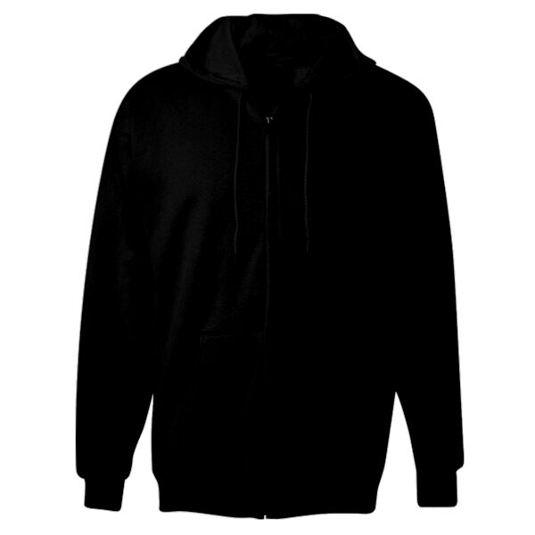 Premium 3-End Heavy Cotton Full Zip Hooded Sweatshirt Thumbnail