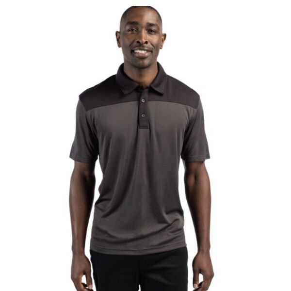 Clique Parma Colorblock Tech Jersey Mens Polo Thumbnail