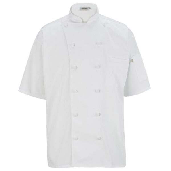 MESH BACK CHEF COAT - 12-CLOTH BUTTONS Thumbnail