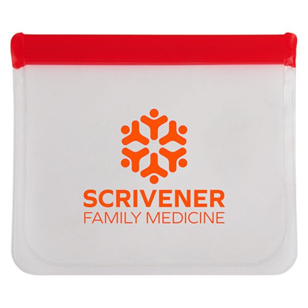 Holiday Branded Zip Closure Bag Thumbnail