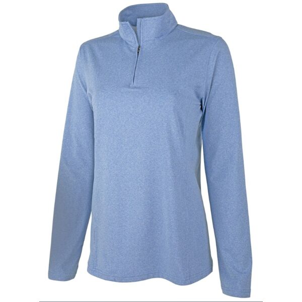 Women's Heathered Eco-Logic Stretch Quarter Zip Thumbnail