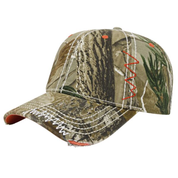 Washed Camo Twill with Accents Cap Thumbnail