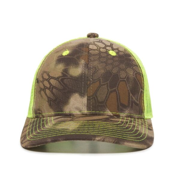 Camo Cap with Neon Mesh Back Thumbnail
