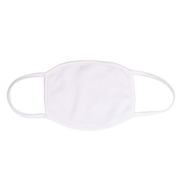 Medium White Sublimatable Face Mask 6 x 5 (SINGLE) Thumbnail