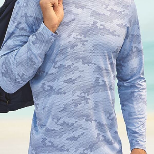 Pompano Full Camo Long Sleeve Tee Thumbnail