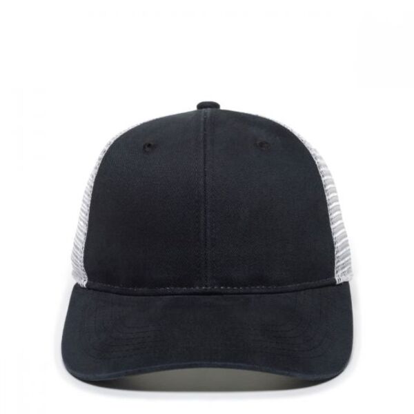 Mesh Back Cotton Twill Cap Thumbnail