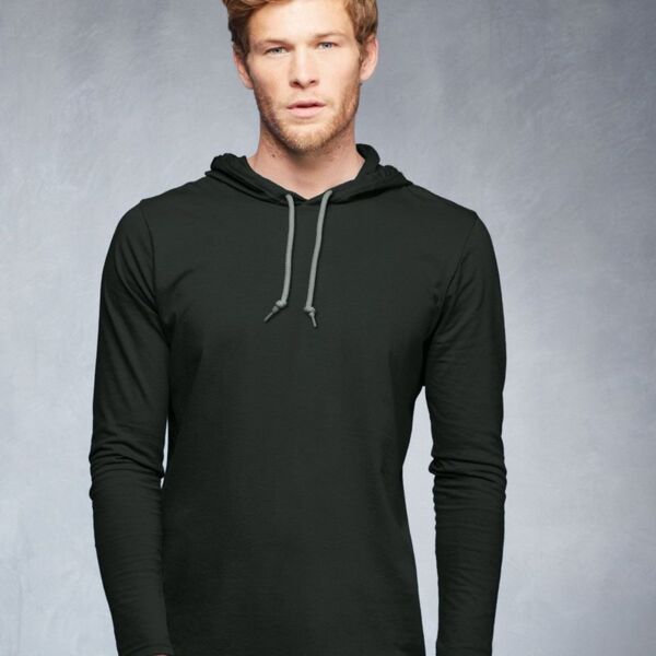 Lightweight Hooded Long Sleeve T-Shirt Thumbnail