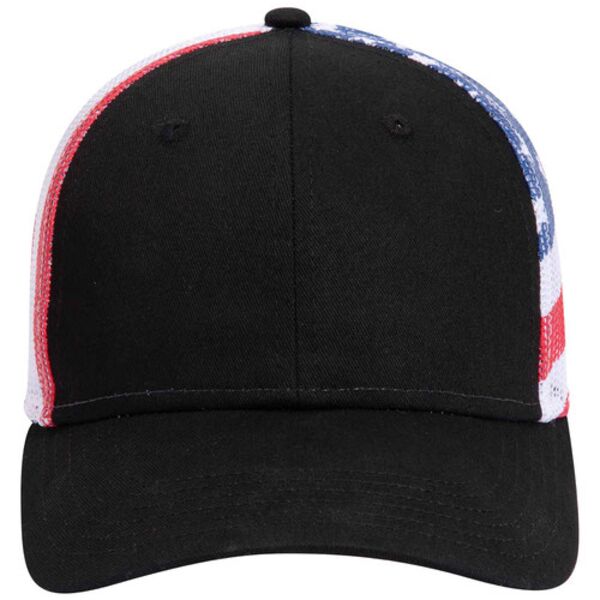 OTTO CAP 6 Panel Low Profile Mesh Back Trucker Hat Thumbnail
