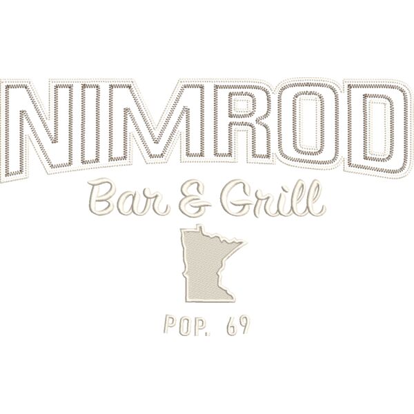 Nimrod Bar and Grill RT79_Twill_11.89_061121.EMB Thumbnail