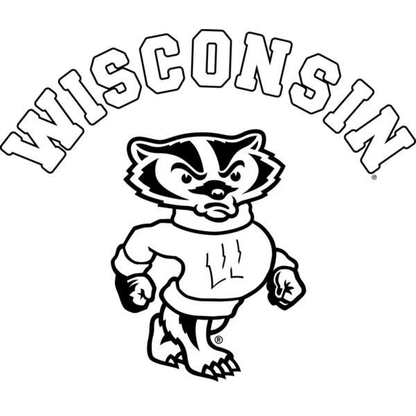 GoldCountry_Wisconsin_WI_YTH_ARCH_BUCKY_SS_11.25_102521 Red Shirt Thumbnail