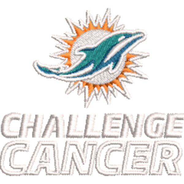 Miami Dolphins Challenge Cancer Stacked_Left Chest_4_2-23-21 Thumbnail