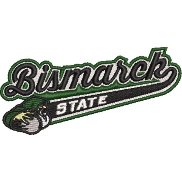 Bismarck State College Bookstore_Bismarck Script_Left Chest_3.5_061523 Thumbnail