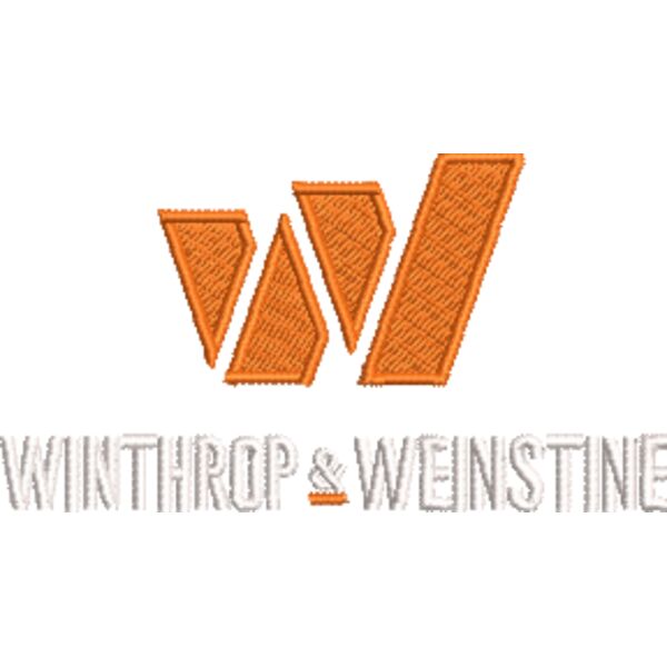 Winthrop & Weinstine_Left Chest_Orange & White Thread_3in_06272023 Thumbnail