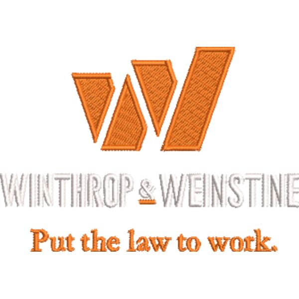 Winthrop & Weinstine_With Tagline_Tote Bag_Orange & White Thread_3.5in_06272023 Thumbnail