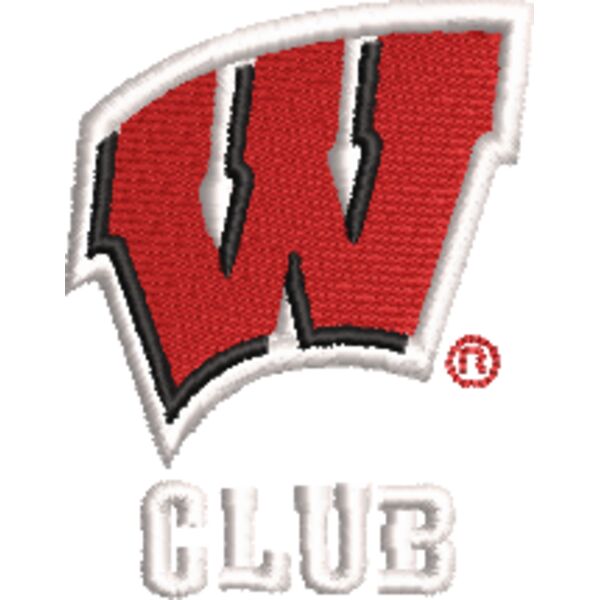 Wisconsin_W Club_Stacked_Cap_EMB_1.75_07182023 Thumbnail