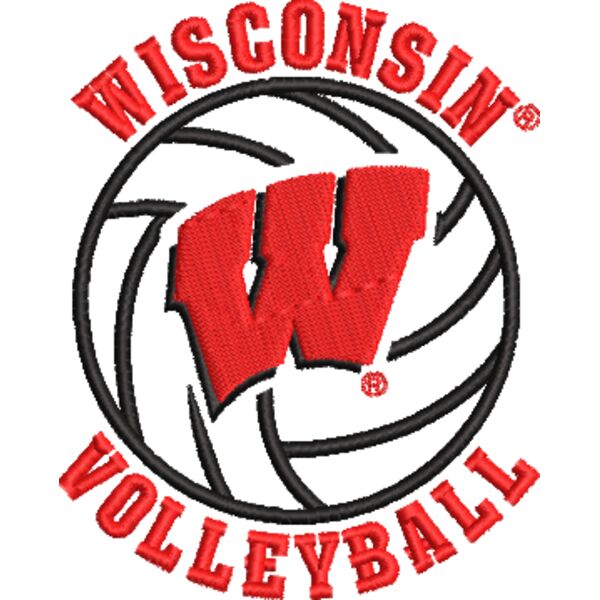 Bucky's Locker Room_Wisconsin Volleyball_Left Chest_2.5_091923 Thumbnail