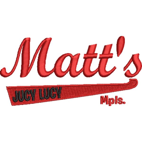 Matt's Bar_Red & Black_Jucy Lucy_Beanie_EMB_4_09222023 Thumbnail