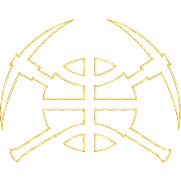 Kroenke Sports & Entertainment_Denver Nuggets Secondary Logo_Twill_11_092723 Thumbnail