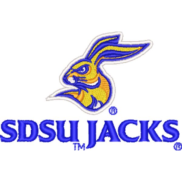 University Bookstore SDSU_SDSU Jacks_Left Chest_3.5_070224 Thumbnail